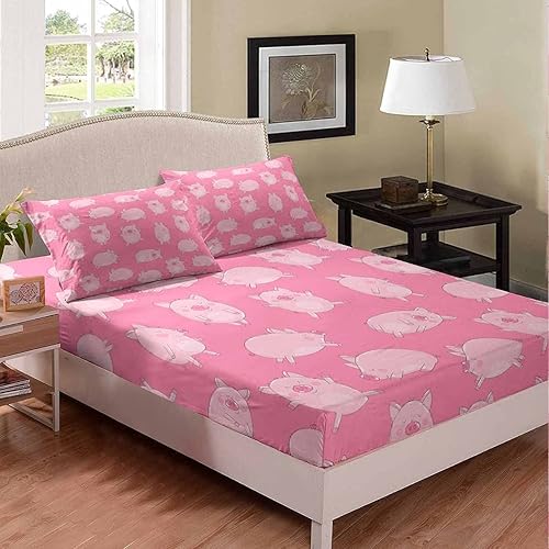 Miniatura 7 de Feelyou Juego de sábanas de cebra con estampado de cebra de acuarela y cebra de colores graffiti hojas de arte abstracto, 1 sábana bajera ajustable