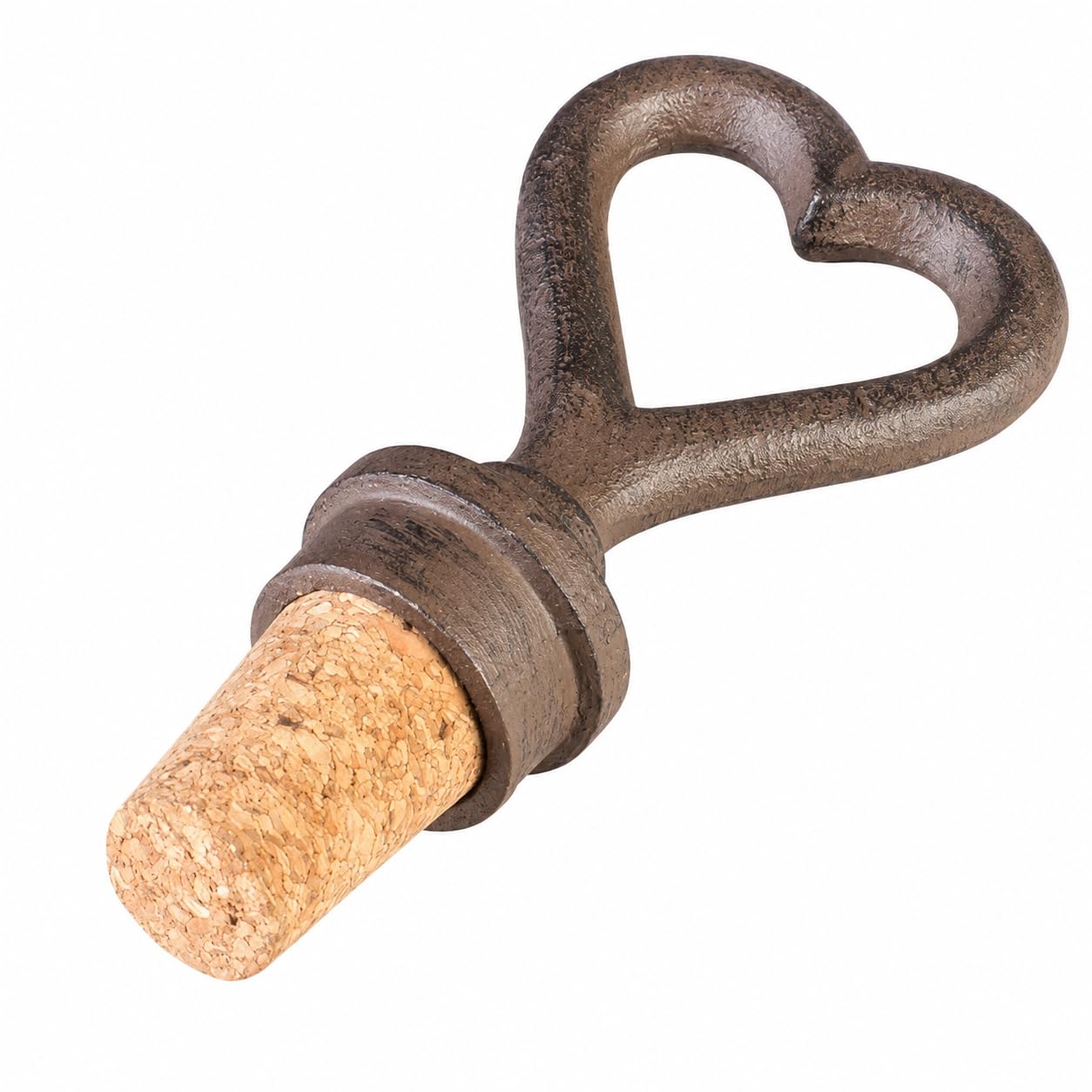 Bouchon de bouteille en forme de cœur pour créer une ambiance shabby chic lors de vos dîners
