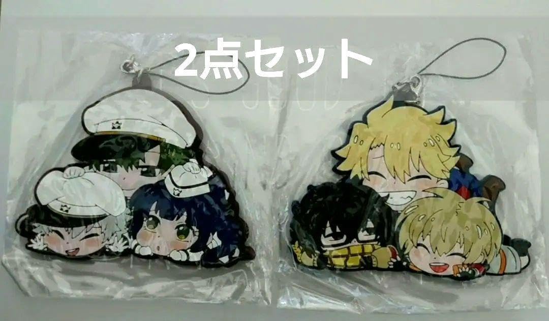 中古】ストラップ(キャラクター) SDラバーストラップセット 着物ver.(5