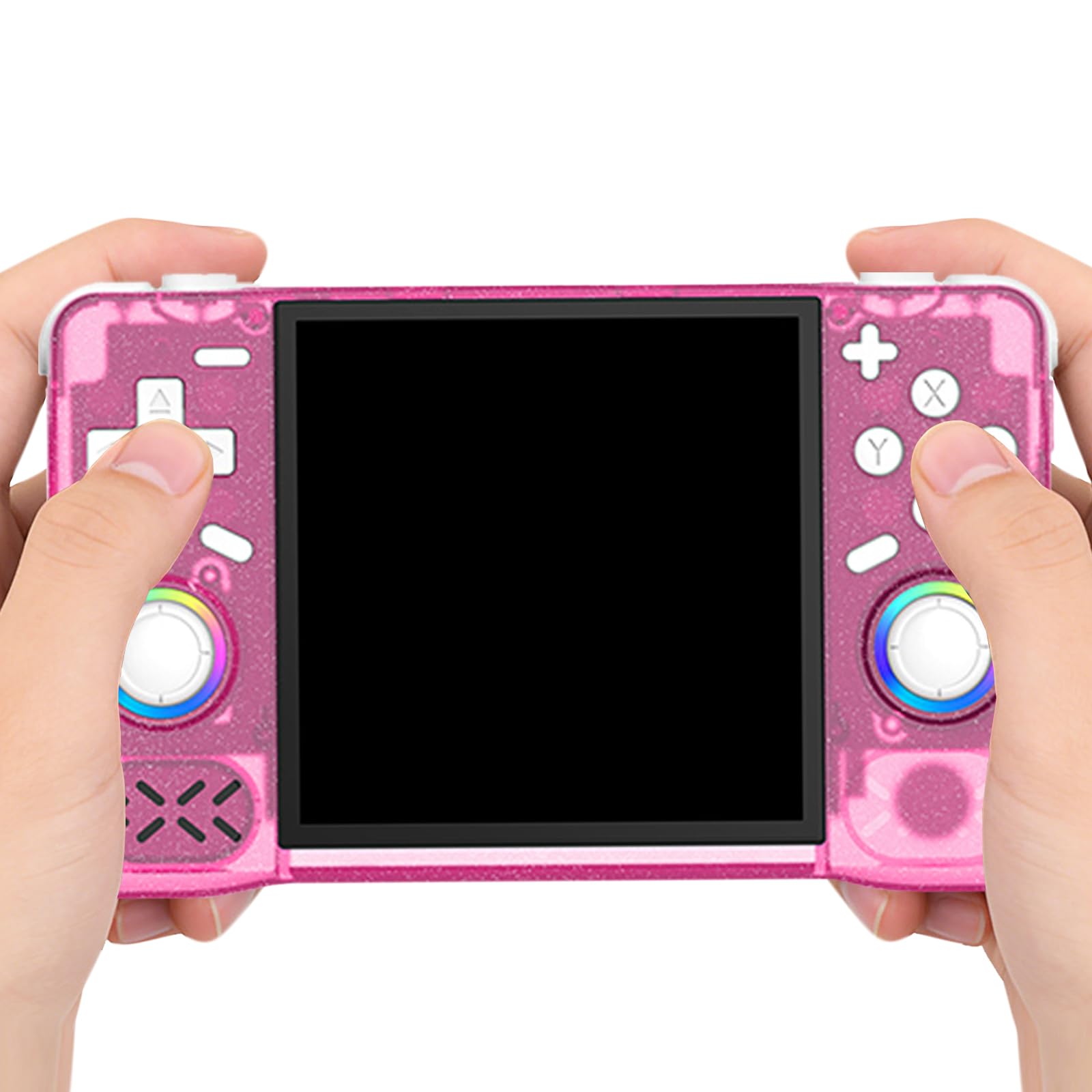 Console di gioco portatile con schermo HD da 4", 128 G, Wi-Fi, rosa, giochi retrò | Console di gioco portatile leggera e portatile, molti giochi retrò, multiplayer, lunga durata, ideale in viaggio