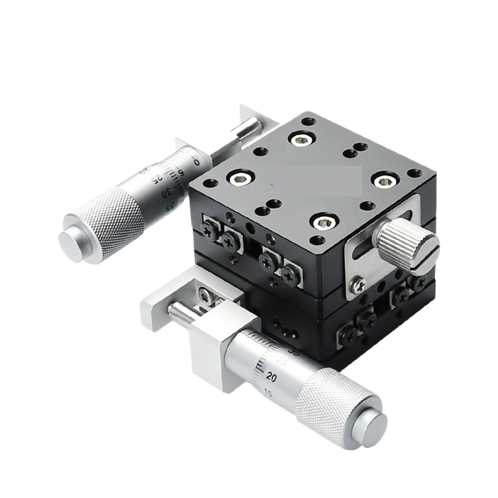 WNVXJGNSO XY Axis 30 * 30mm LY30-L LY30-C LY30-R Trimming Station Manual Displacement Platform Linear Stage Sliding Table Cross Rail(LY30-L)