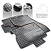 Produktbild Gummi Fussmatten Set Yeti 4-teilig passgenau schwarz