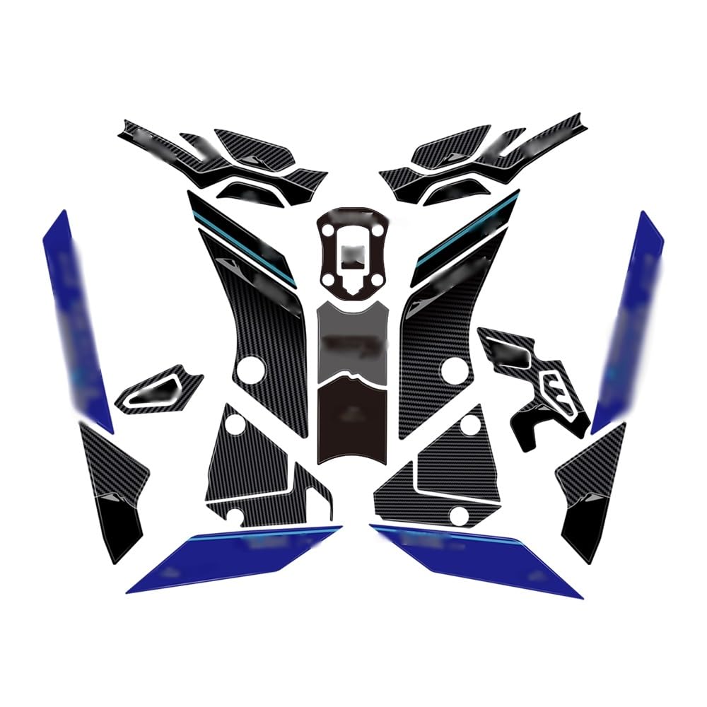 Tank Pad Protector for for Tenere 700 for Tenere700 for World for Raid 2022 2023 for Tenere 700 3D Epoxy Resin Sticker Protection Pad Accessories