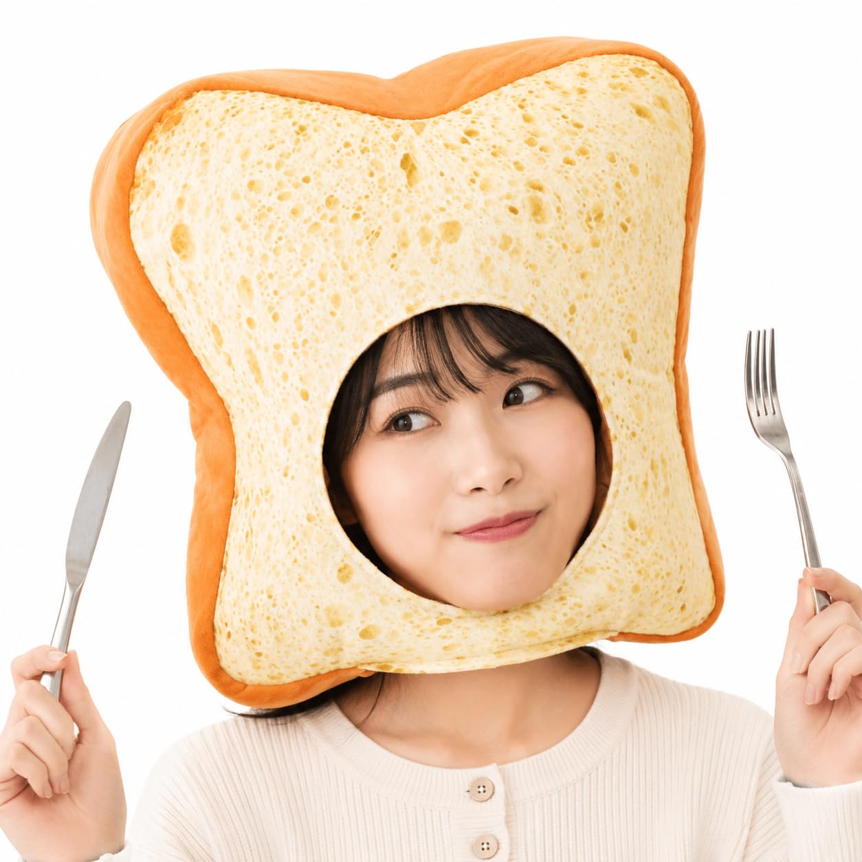 Amazon.co.jp: [DOKiDOKi] 食パン パン屋 かぶりもの コスプレ 仮装