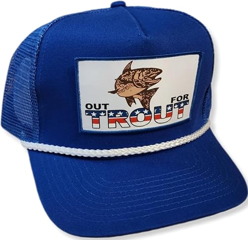 Miniatura 17 de ThatsRad Out for Trout Snapback Sombrero Pesca Pescador Trucker Garage 80's Pinstripe Ninfa Capitán Mack,Americanfly,Falsa,Boston,Clase de 82,Clase