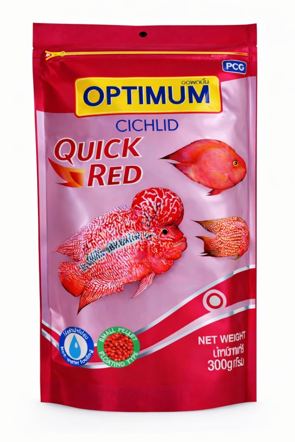 TED TABBIES Optimum Cichlid Red Pellet Fish Food 300Gm(Pack Of 3) Digestible|Growth|Nourishment|For Aqurium Fish - All Life Stages 3