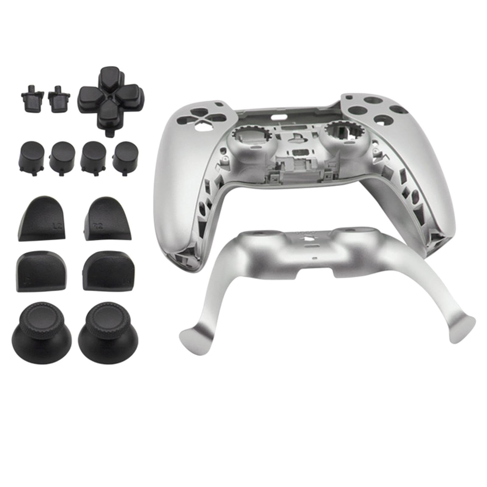 BNF Replacement Housing Cover Shell Case Set for Sony PS5 Controller Silver Gray (B0CC9VCKYD) Amazon Price History, Amazon Price Tracker