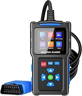SKEIDO Digital Display T200 Car Fault Diagnosis Instrument Color Screen Clear Engine Light OBD2 Scanner Live Data Internal Resistance