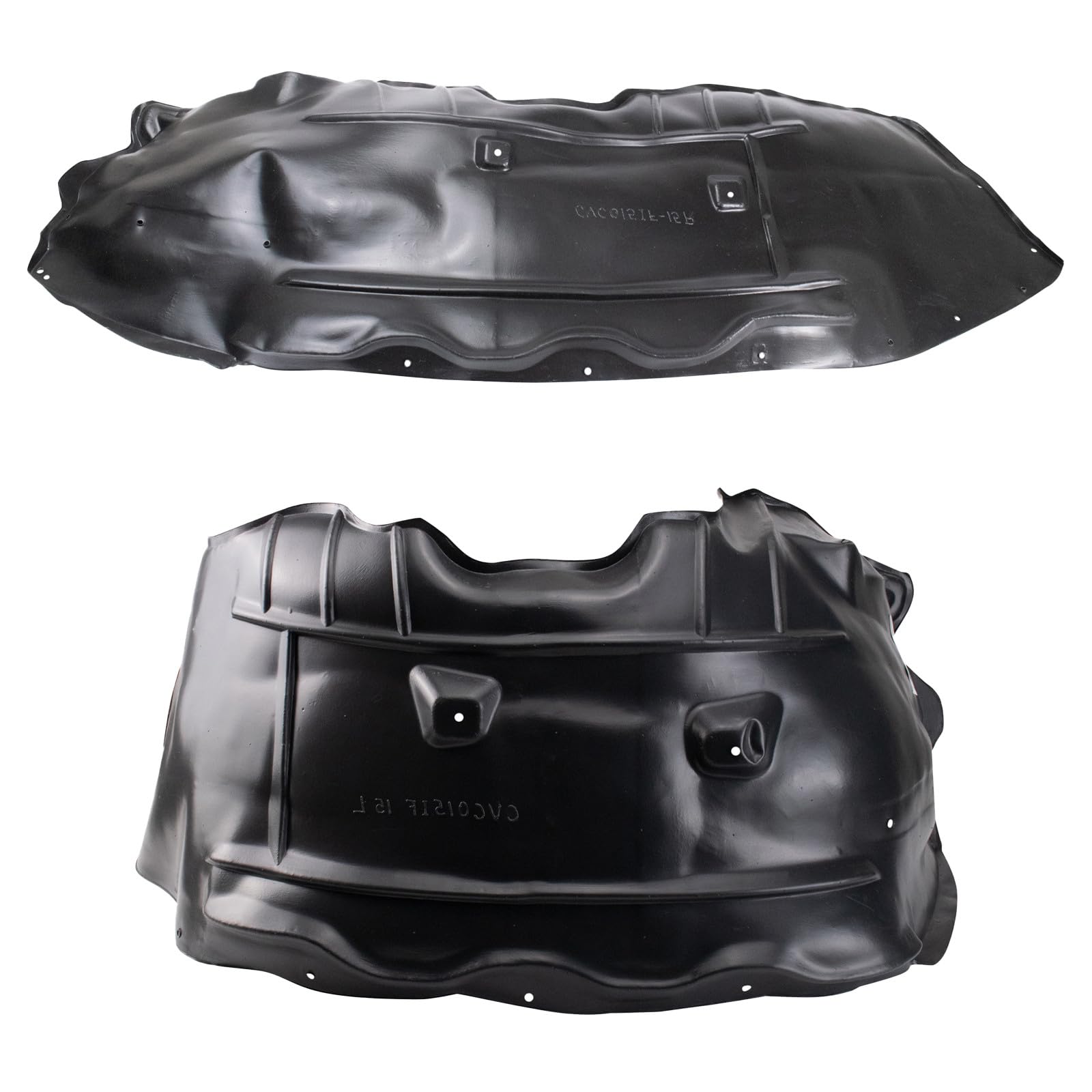TRQ Front Driver &amp; Passenger Side Inner Fender Liner Set | For 2017-2022 Chevrolet Colorado WT LT Z71 2015-2022 GMC Canyon 2017-2020 Colorado Base Model