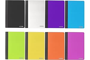 BAZIC Composition Book 80 Sheet 5 x 7 Inch Poly Cover Notebook