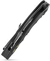 Vista 6 de Sitivien ST160 - Cuchillo plegable de bolsillo, hoja de acero K110 con mango G10, cuchillo de herramientas EDC para acampar al aire libre, Verde