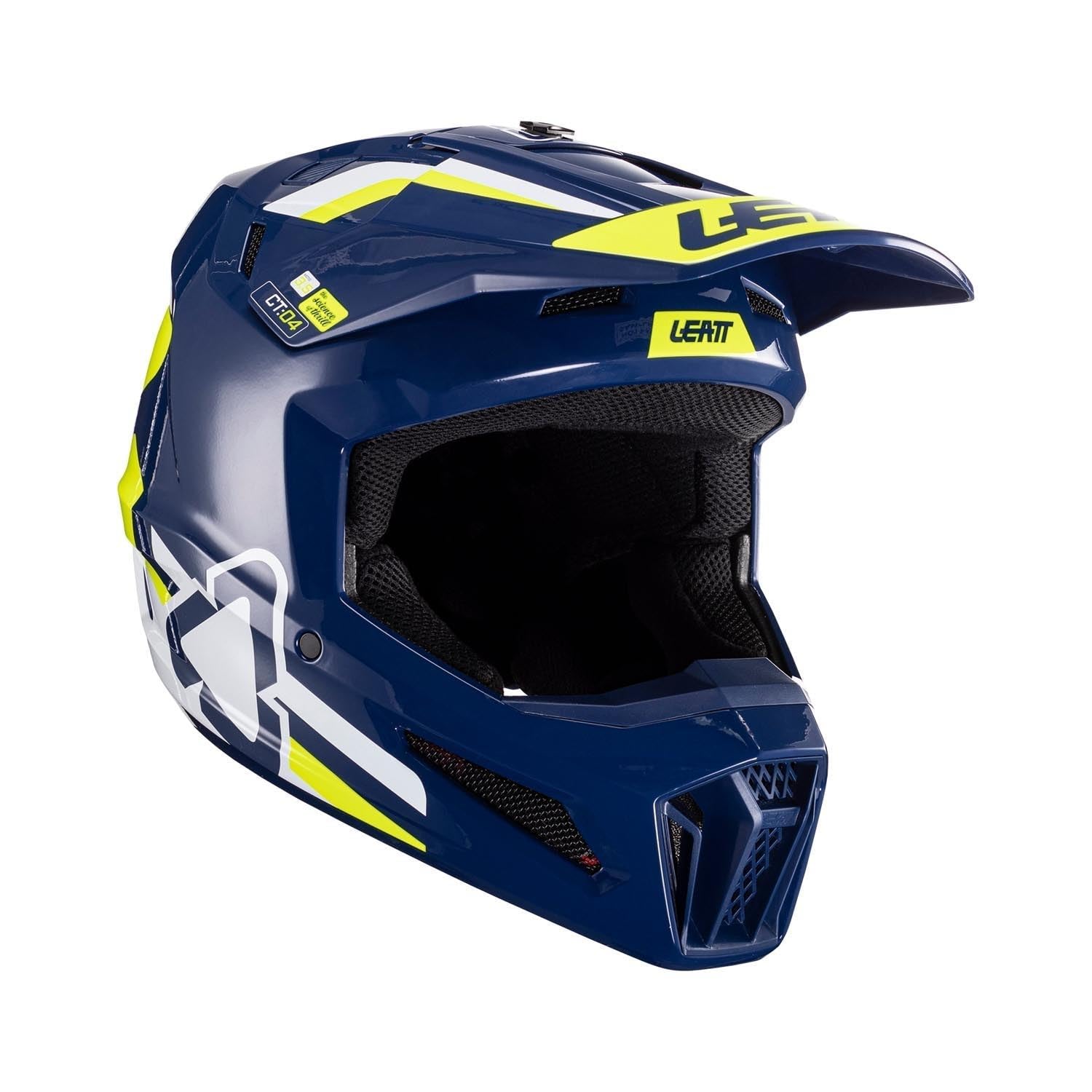 Leatt Casco moto 3.5 con Tecnologia 360° Turbine per bambino