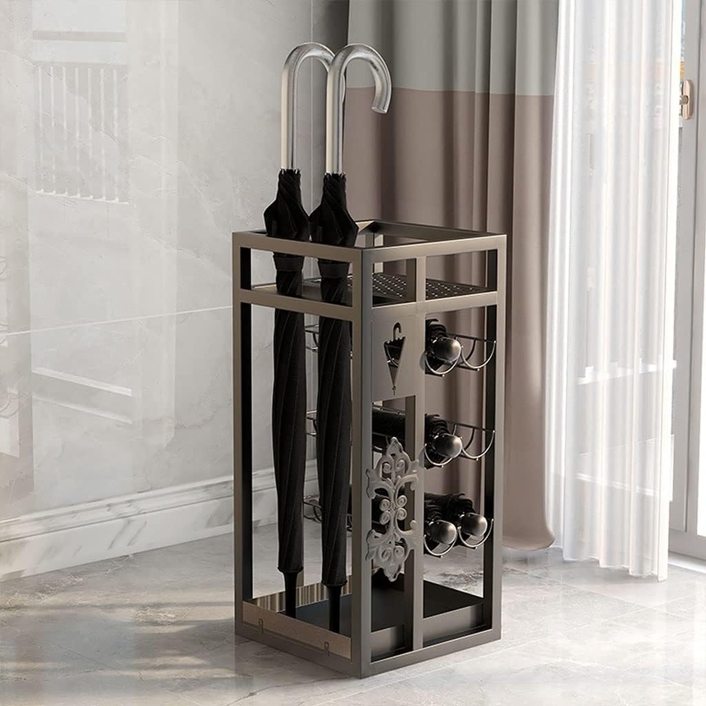 High Capacity Umbrella Holder for Entryway, Rectangular