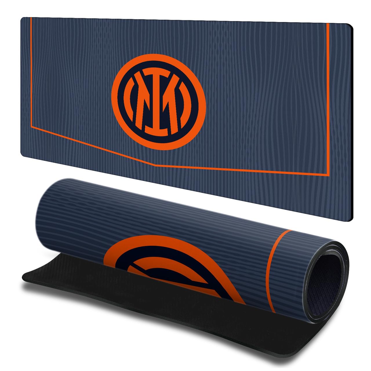 Head Case Designs Officially Licensed Inter Milan Third 2025/26 Crest Kit Gaming Office Desk PC Keyboard Mouse Mat Pad 23.62 x 11.81 x 0.12 inches (600 x 300 mm) - L