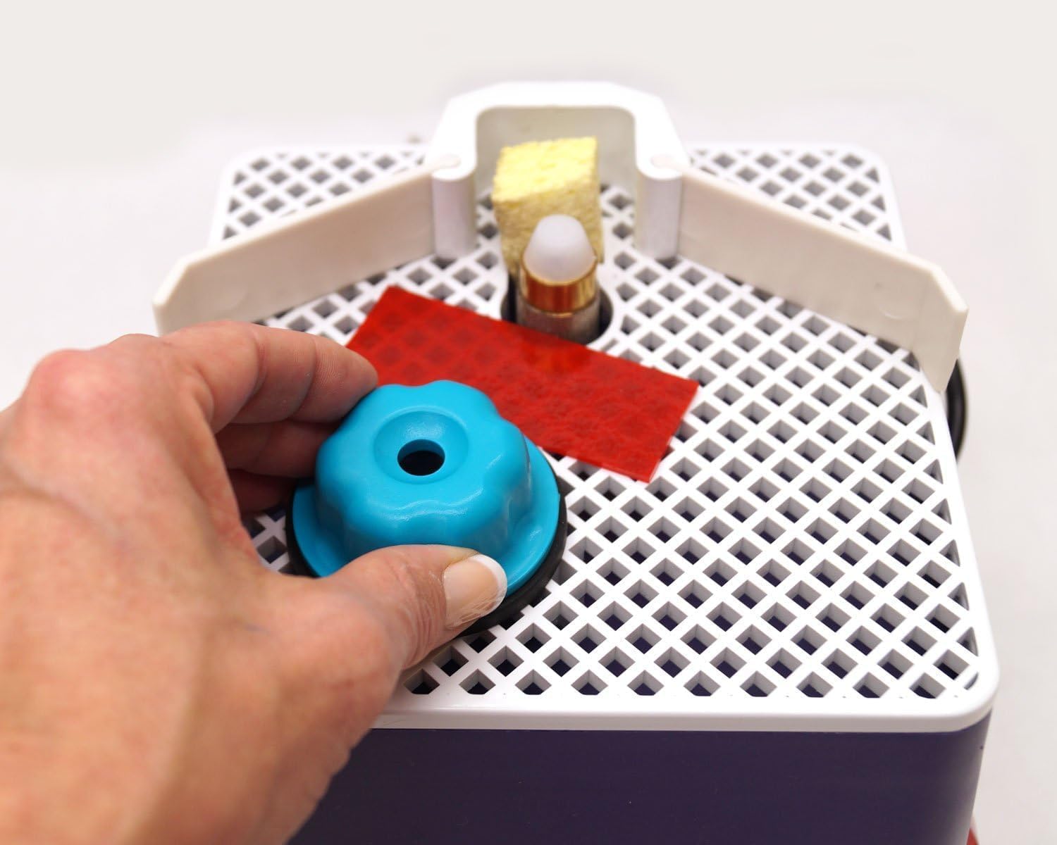 Glass Grinder Cookie Tool for Finger Protection & Pressure Control