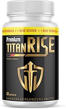 Titan Rise Premium Capsules | More Strength in Training | Suitable for Men | 60 Capsules