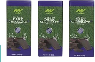 Maika'i Hawaiian 72% Dark Chocolate (Pack of 3)