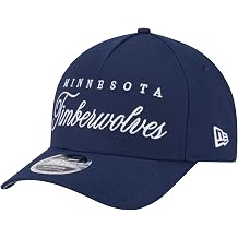New Era Minnesota Timberwolves 9FORTY M-Crown A-Frame Snapback Hat US, Alpha, One Size, Navy