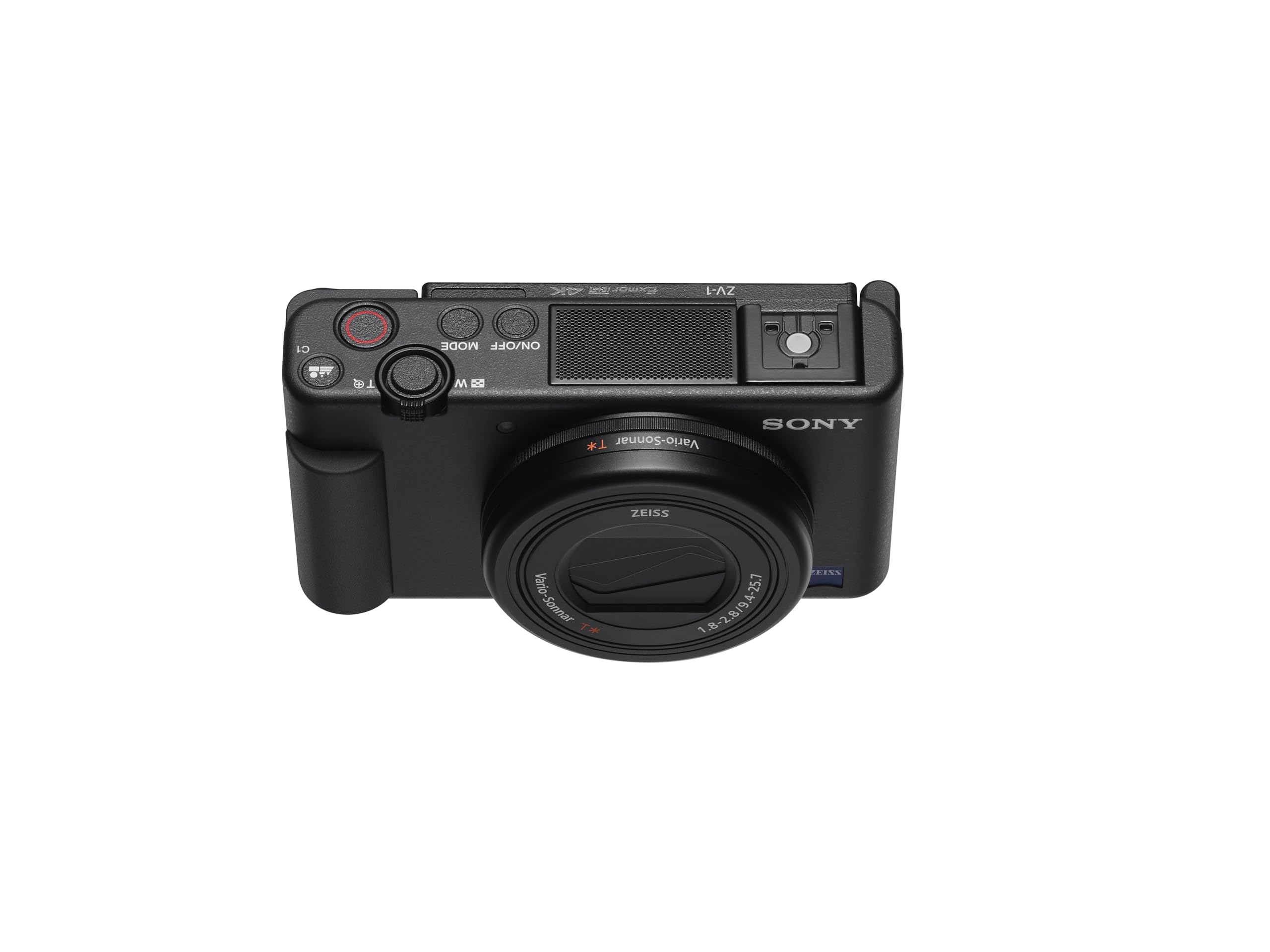 Sony ZV-1 – 24-70mm f/1.8-2.8 Zoom Grandangolare (Sensore da 1.0", Schermo LCD Direzionabile, Video 4K, E-Mount Non Applicabile, Ideale per Vlogging, Compatibile con Accessori Sony ZV)