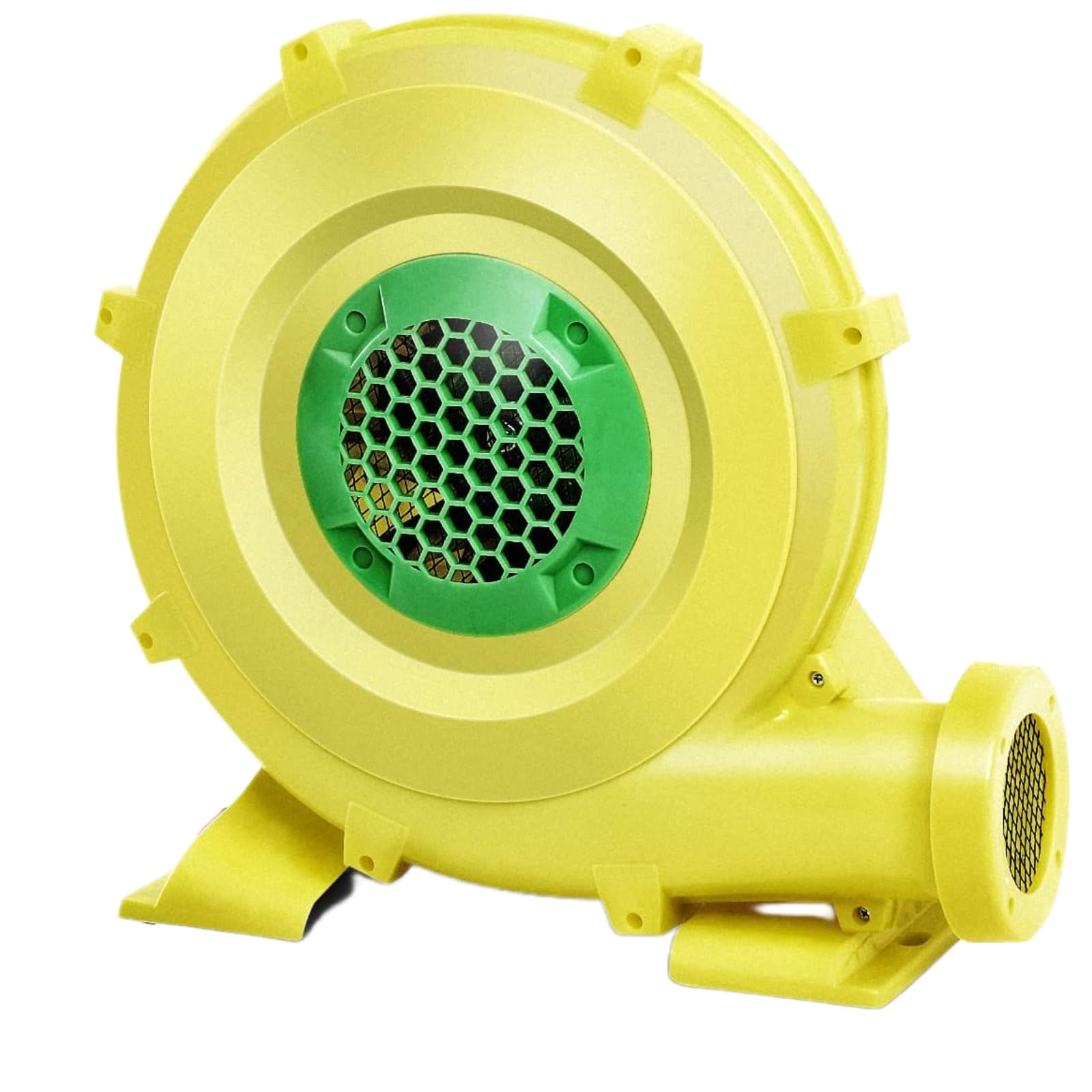 GYMAX Air Blower, Inflatable Bouncy Castle Blower with Ground Stakes, Electric Air Pump Fan for Bounce House, Jumper, Water Slide (480W)