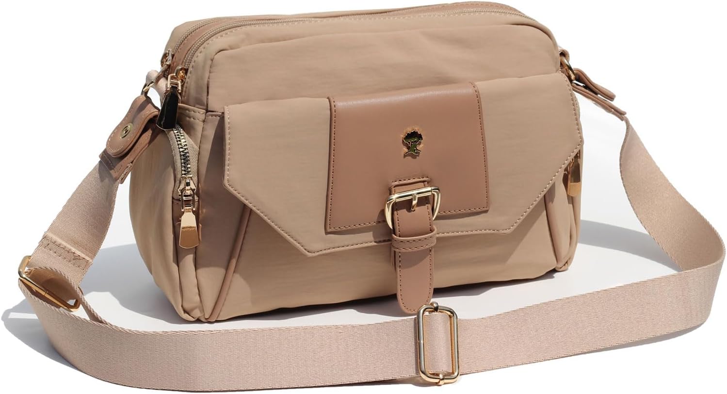 ESVAN Crossbody Bags for Women, Fashion Purses for Women Handbags Shoulder Bag with 2 Detachable Strap