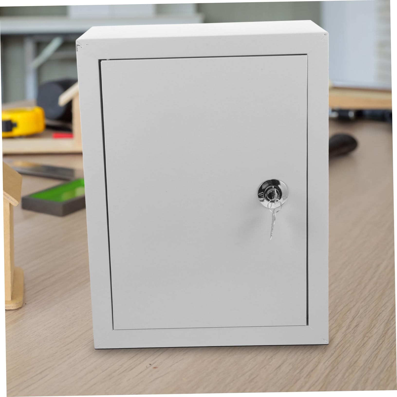 Boîtier de Disjoncteur Extérieur Étanche en Aluminium Argenté 30x25 Cm