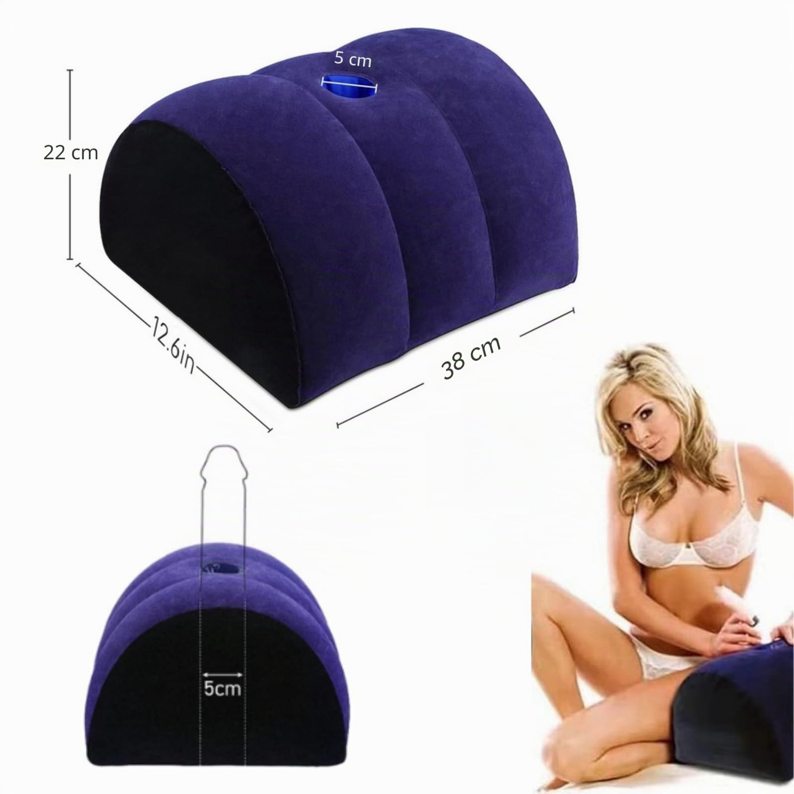 Sex Toy Dildo Mount Sex Position Cuscino Adulto Giocattoli per Adulti Sex Mobili Cuscino Sesso Cuscino Donne G Punto Posizione Cuscino Multifunzionale Gonfiabile