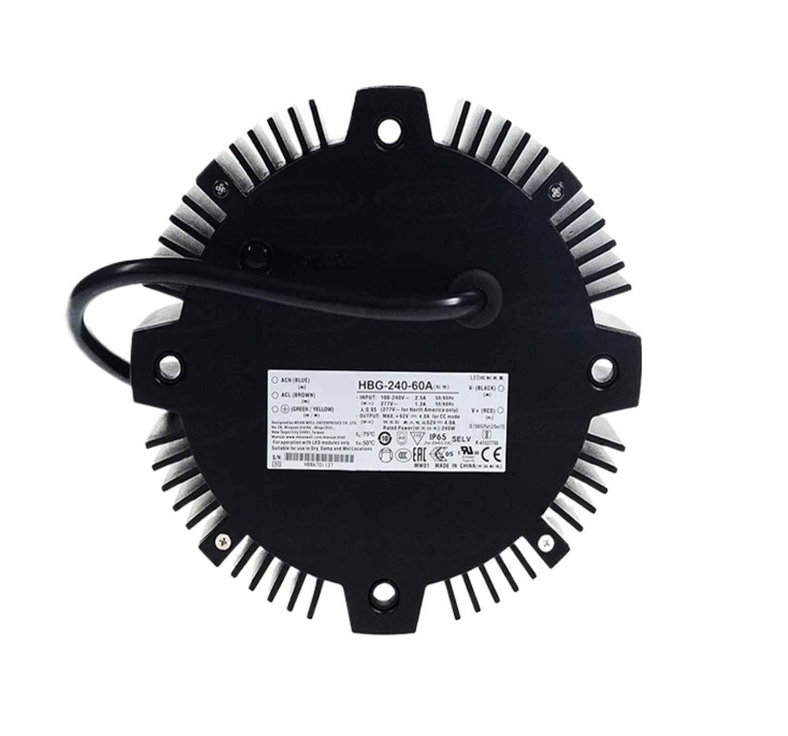 KSZHZYMGX HBG-240-36A/48A/36B/48B Constant Current Power Supply Waterproof Power Supply(HBG-240-36B)