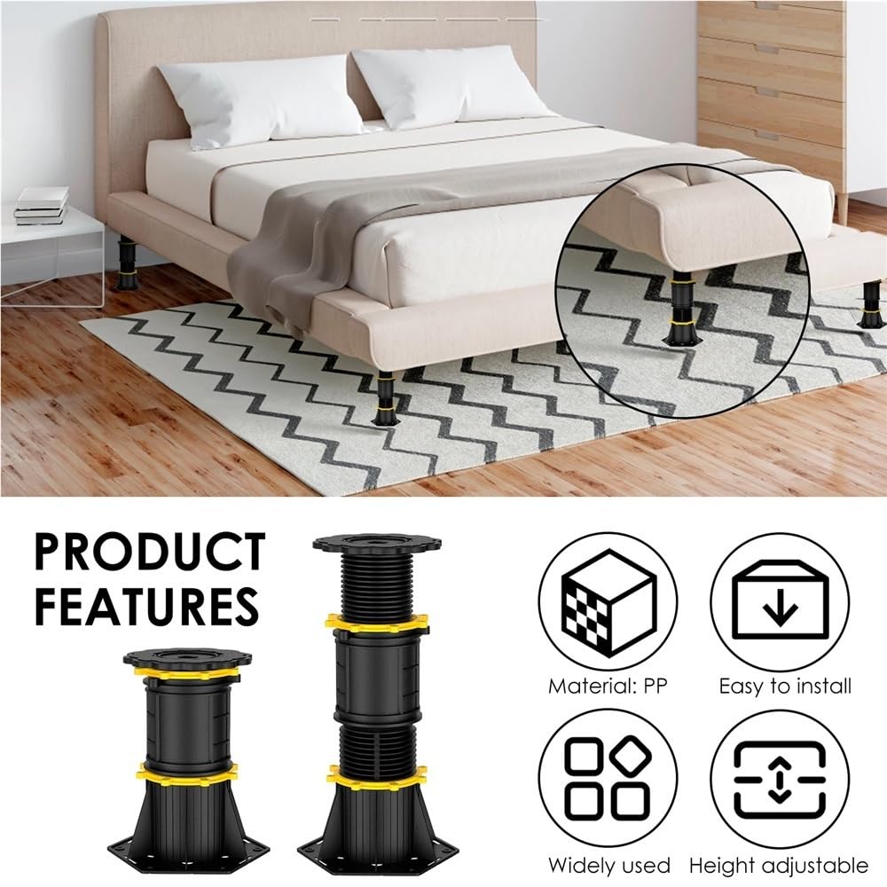 2 Alfombrillas Antideslizantes y antirruido for Muebles, Protectores de Fieltro for Patas de Mesa y sillas, Resistentes y duraderas.