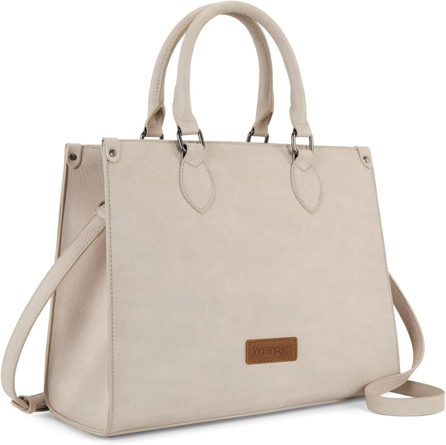 Montana West X Wrangler Large Tote Bag for Women, Western Purse Work Shoulder Handbag with Crossbody Strap