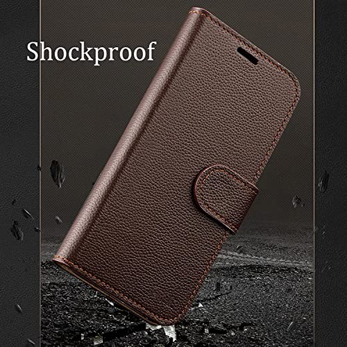 Étui en cuir véritable pour iPhone 13 Pro Max marron - 2