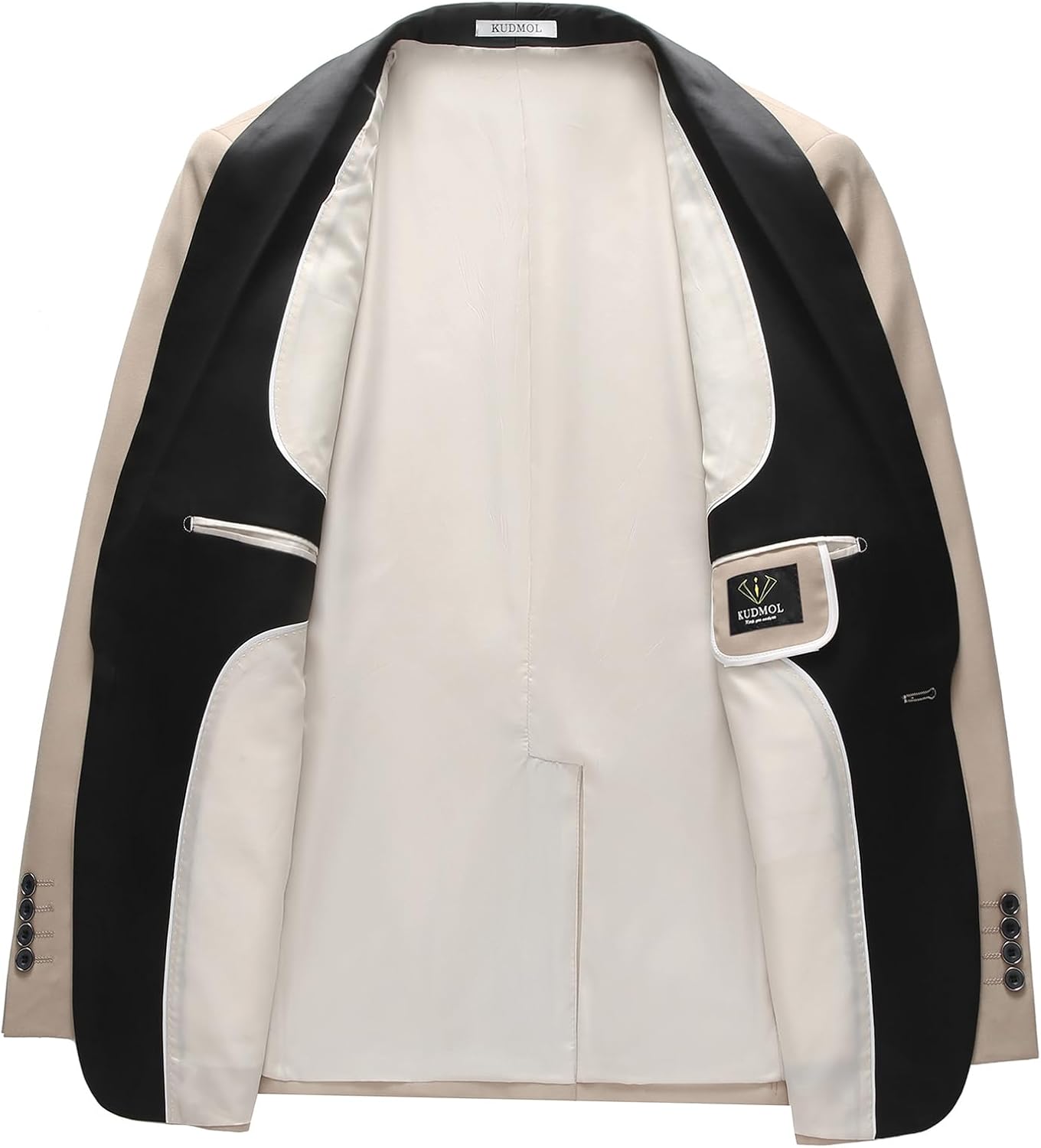 Men's 3 Piece Tuxedo Suit for Men One Button Jacket Suits Slim Fit for Wedding Prom Blazer Vest Pants