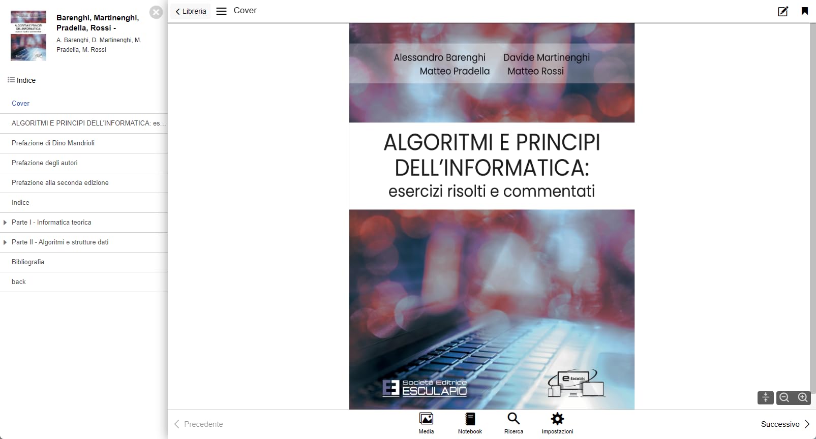 Algoritmi e principi dell’Informatica. Esercizi risolti e commentati