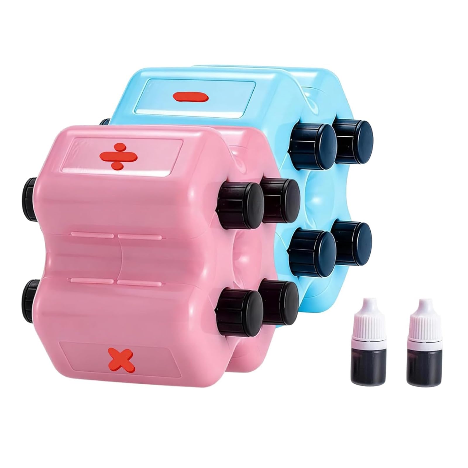 Math Learning Stamper Mathematics Practice Stamper for Addition Subtraction Multiplication Division Worksheets Making Math Roller Stamp
