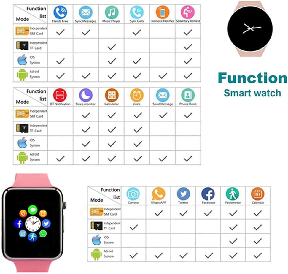 studcart bluetooth smart watch