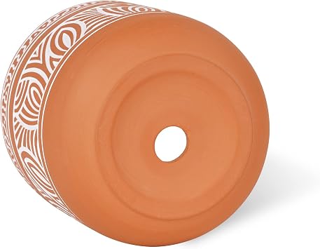 4,6 + 6 inç Terracotta Etli Saksı Pişmiş Toprak Saksılar 2'li Drenajlı Kil Saksıları