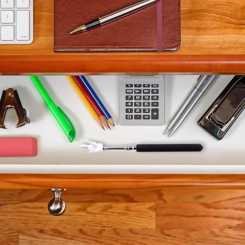 Miniatura 7 de Senbos Puntero telescópico para profesores, 4 unidades de puntero extensible de enseñanza retráctil para aula, mini puntero de mano, puntero de dedo