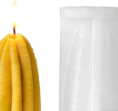 Cactus Candle Mold Cute 3D Silicone Cactus Soap Mould
