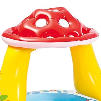 水槽 psychedelic aqua Intex Inflatable Mushroom Water Play Center Kiddie Baby