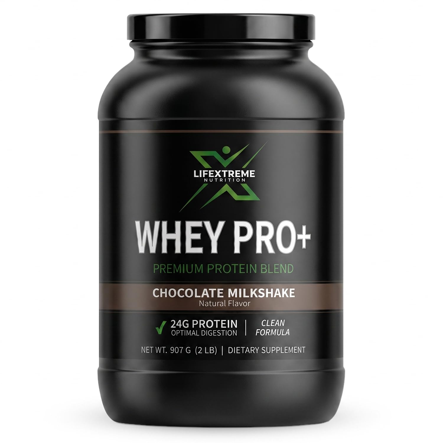 Lifextreme Nutrition Whey Pro+ proteína do soro do leite sabor chocolate 24 g, 908 g