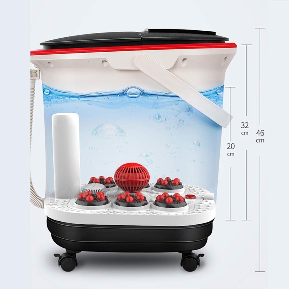 Masajeador de baño de spa de pies con bañera de masaje eléctrico de calor para perseguir la felicidad