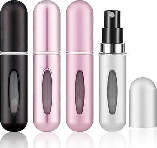 4PCS Perfume Atomizer Bottle, 5ML Travel Perfume Atomiser Re