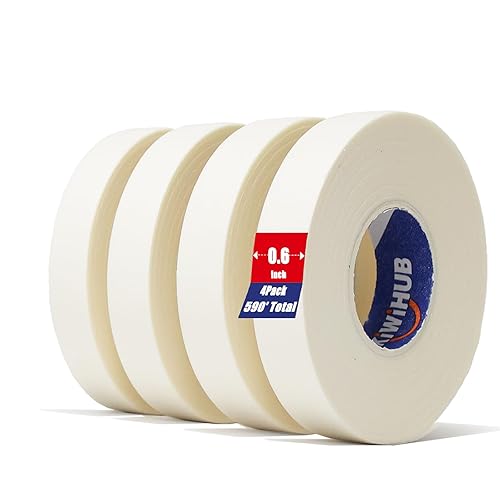 KIWIHUB Paquete de 4 cintas de artista para papel de acuarela, cinta blanca para dibujar, pintura artística y todos los medios de papel, sin ácidos,