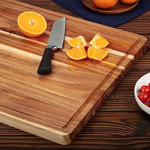 Tabla de Cortar Rectangular de Madera de Acacia 20x15 in miniatura 5