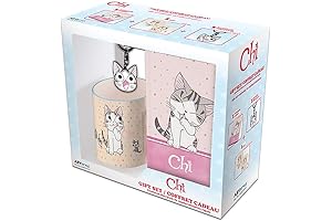 Chi's Sweet Home Anime Gift Set: Mug, Journal, Keychain
