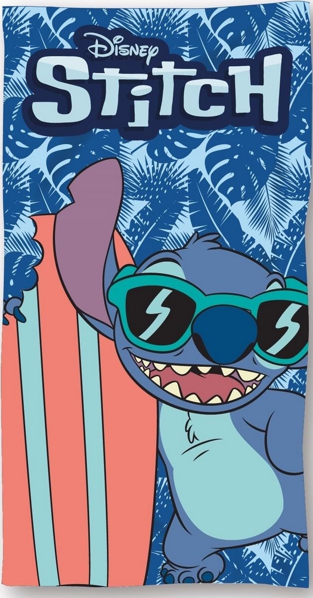 New Discount Toalla de playa Lilo y Stitch o toalla de baño Lilo y Stitch 70 X 140 Cm (toalla de baño Stitch)