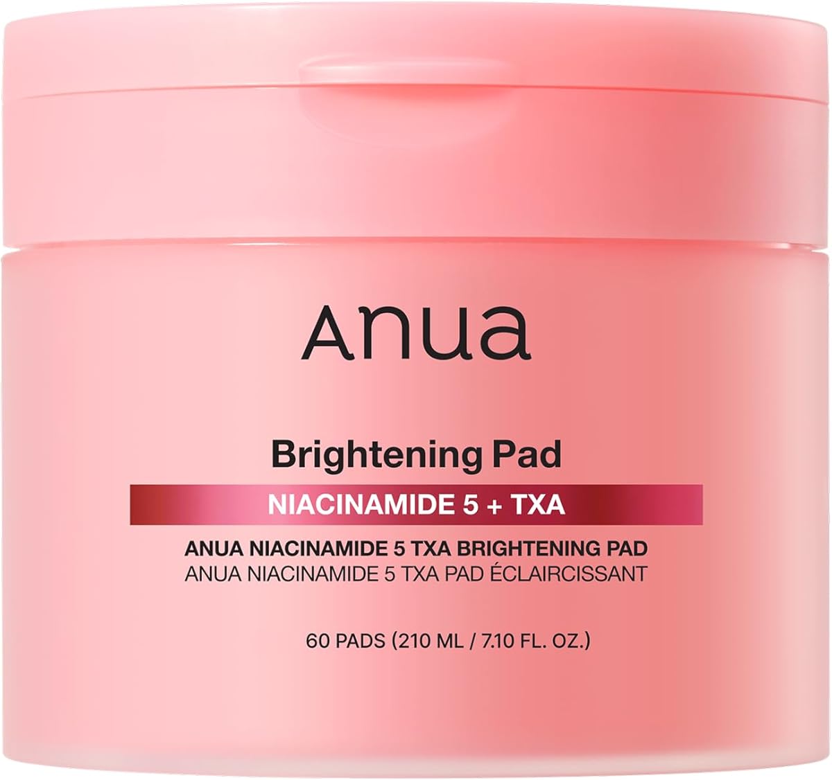 Anua Niacinamide 5 TXA Toner Pads – Hydrating Facial Pad for Daily Care, Under-eye with Tranexamic acid, Korean Skin Care (210ml, 60 Pads)