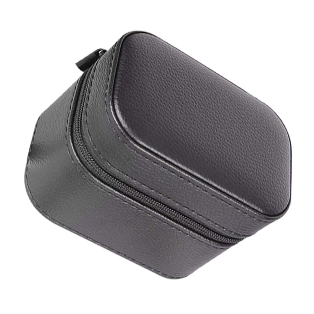 Boîte rangement montre cuir noire compagnon idéal de voyage