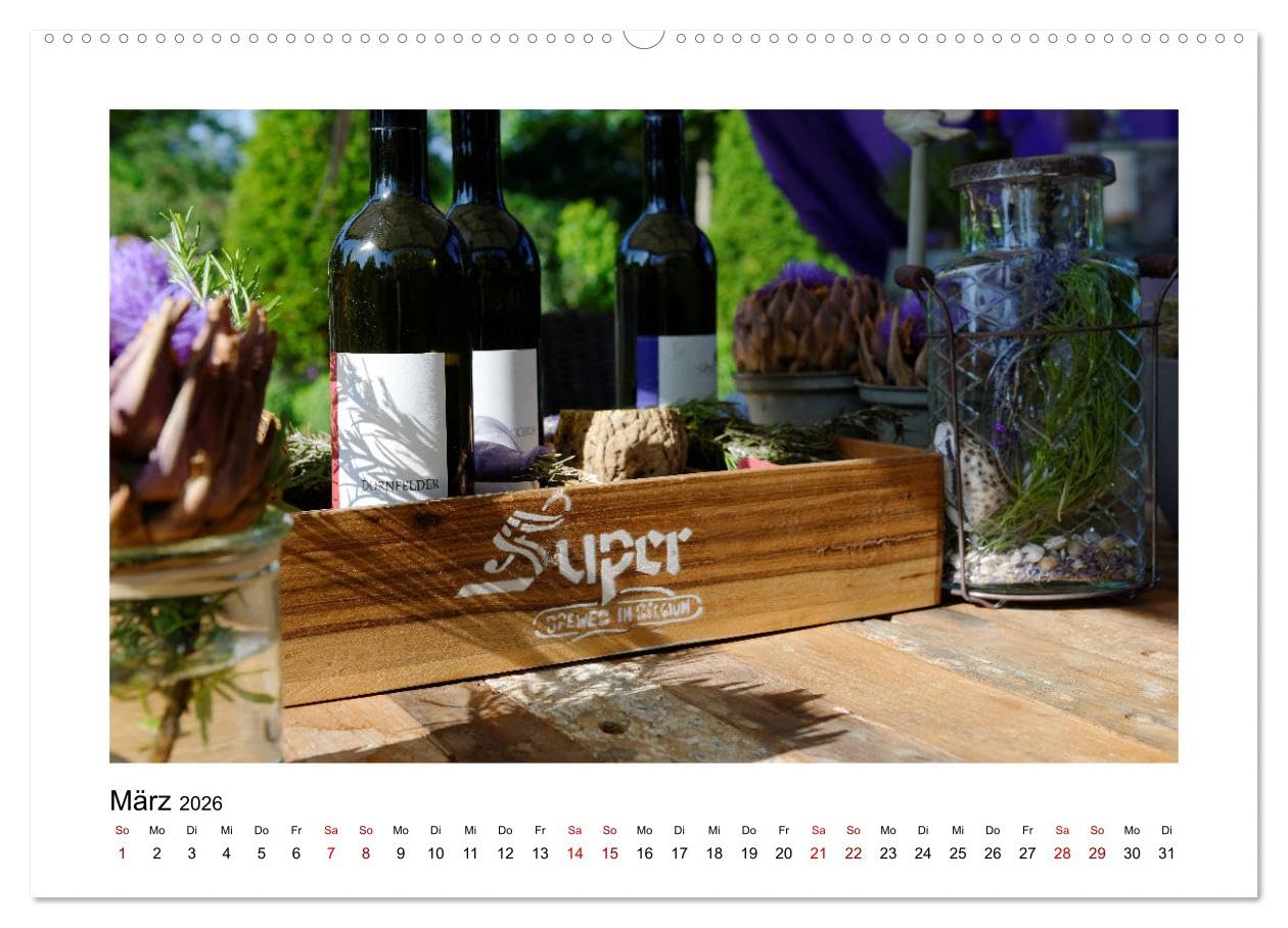 Garten-Idylle 2026 (hochwertiger Premium Wandkalender 2026 DIN A2 quer), Kunstdruck in Hochglanz: Ein farbenfroher Streifzug durch liebevoll gestaltete Gärten. (CALVENDO Natur)