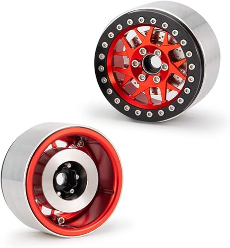 Miniatura 6 de 4 unidades de pesos internos de acero inoxidable para ruedas de 2.16 oz (60 g), contrapeso para 1/10 SCX10 RC Crawler de 1.9 pulgadas, ruedas